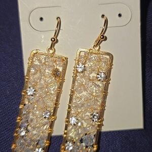 Francesca's Collections Gold and Silver Earrings
